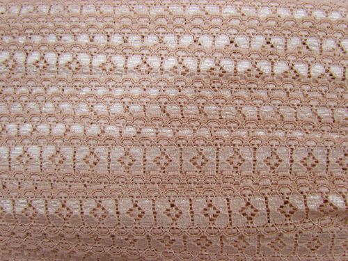Great value 25mm Stretch Lace Trim- Soft Peach #846 available to order online Australia