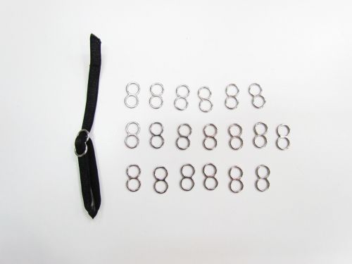 Great value 6mm Silver Lingerie Strap Adjusters- 20 Pack RW579 available to order online Australia