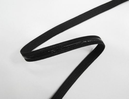 Great value Silicone Coated Elastic 10MM- Black available to order online Australia