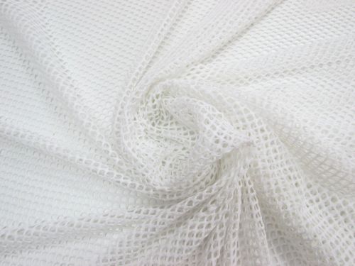 Great value Wide Stretch Fishnet Mesh- Creamy White #7502 available to order online Australia