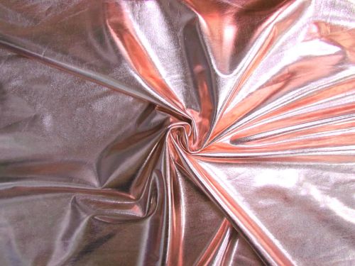 Great value Liquid Foile Spandex- Rose Gold #7528 available to order online Australia