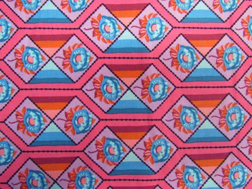 Great value Anna Maria Horner Cotton- Bright Eyes- Facets- Coral available to order online Australia