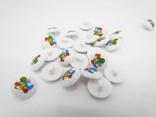 Great value 15mm Button- FB614 White available to order online Australia
