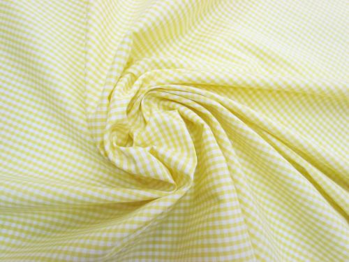 Great value 3mm Gingham Cotton- Yellow #5574 available to order online Australia
