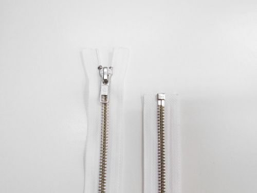 Great value 102cm Open End Single Slide Zip- White #TRW121 available to order online Australia
