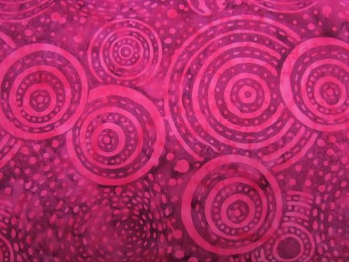 Great value Batik Cotton- Jewel Mandala- Magenta available to order online Australia