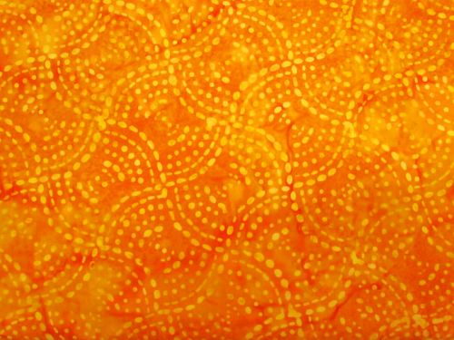 Great value Batik Cotton- Waves- Orange available to order online Australia