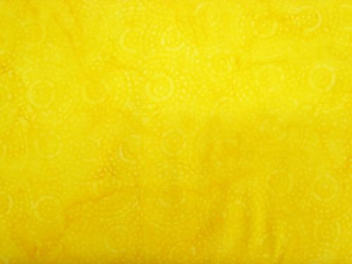 Great value Batik Cotton- Mini Dashed Circles- Sunshine available to order online Australia