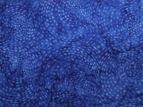 Great value Batik Cotton- Dashed Circles- Deep Blue available to order online Australia