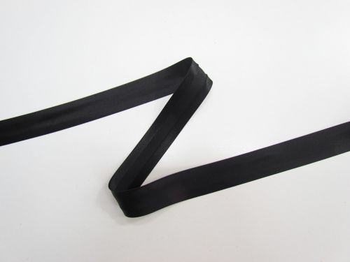 Great value 20mm Satin Bias Binding- Black 8024-06 available to order online Australia