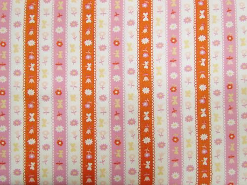Ruby Star Society Cotton- Lil- Ribbon Stripe- Peony- #56-13