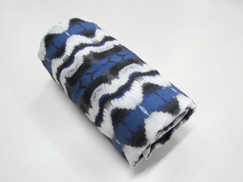 Great value 1m Mini Roll Remnant- Heavy Kaleidoscope Stripe Spandex available to order online Australia