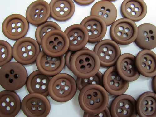 Great value Brown 4 Hole Fashion Button #FB125 available to order online Australia
