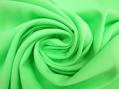 Great value Satin Back Crepe- Radioactive Green #10060 available to order online Australia