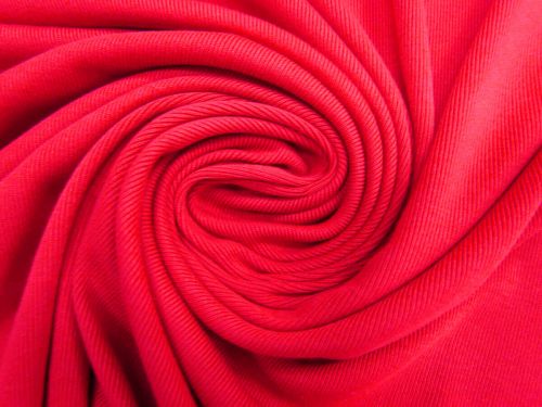 Great value 1x1 Viscose Rib Jersey- Postbox Red #10117 available to order online Australia