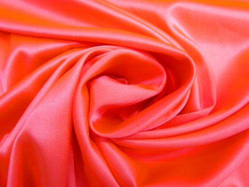 Great value Stretch Silk Satin- Neon Peach #10128 available to order online Australia