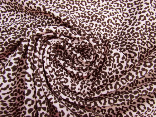 Great value Rosy Leopard Matte Spandex #10183 available to order online Australia