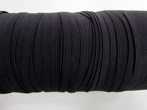 Great value 6mm Braided Elastic- Black #1001 available to order online Australia