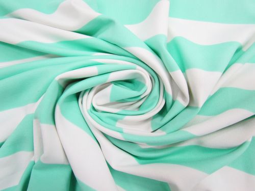 Great value Big Top Stripe Matte Spandex- Minty #10193 available to order online Australia