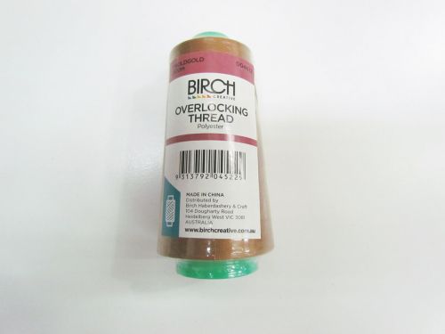 Great value 2500m Polyester Overlocking Thread- 779 Old Gold available to order online Australia
