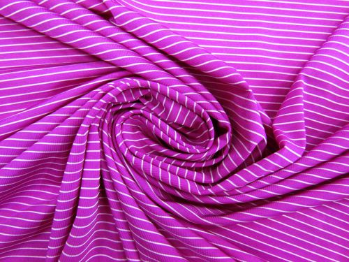 Great value Thin Stripe Lightweight Spandex- Magenta #10196 available to order online Australia