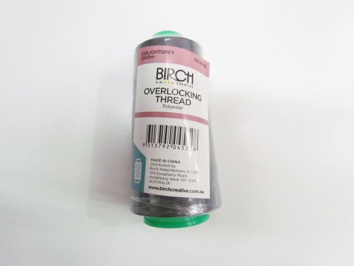 Great value 2500m Polyester Overlocking Thread- 339 light Grey available to order online Australia