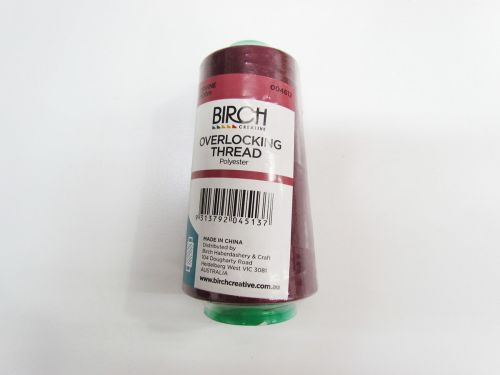 Great value 2500m Polyester Overlocking Thread- 178 Wine available to order online Australia