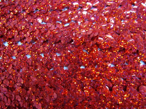 Great value Holographic Stretch Sequin Trim- 2 Row- Red available to order online Australia