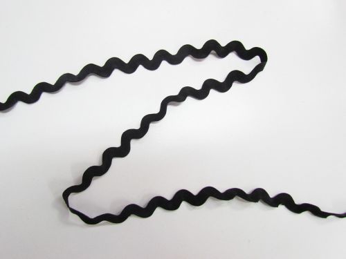 Great value 12mm Ric Rac Trim- Black #971 available to order online Australia