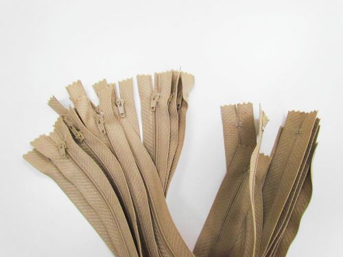 Great value Nylon Dress Zip 10 Pack- 30cm Brown available to order online Australia