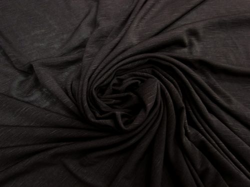 Great value *Seconds* Slubbed Viscose Jersey- Chocolate Mud Cake #5829 available to order online Australia