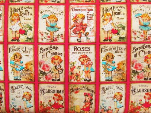 Great value Vintage Reads Cotton- Red available to order online Australia