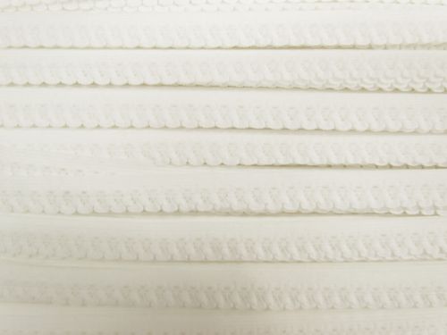Great value 50m Roll of 12mm Lingerie Stretch Lace Trim- Off-White #T290 available to order online Australia