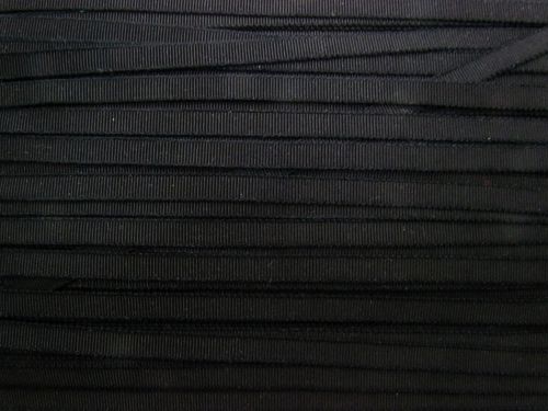 Great value 7mm Rayon Petersham Ribbon- Black #048 available to order online Australia