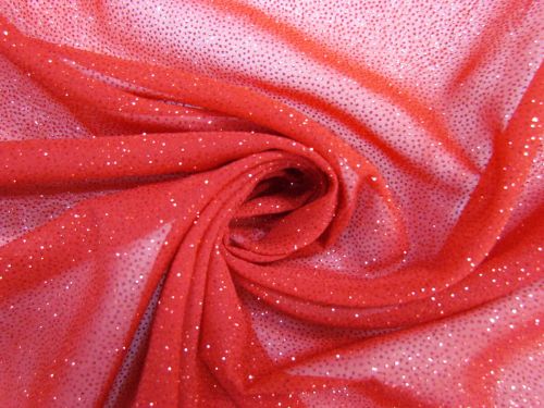Great value Glitter Chiffon- Red available to order online Australia