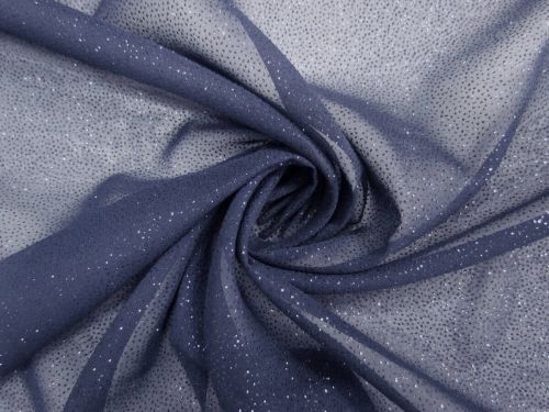 Great value Glitter Chiffon- Navy available to order online Australia