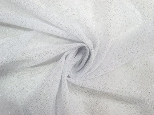 Great value Glitter Chiffon- White available to order online Australia