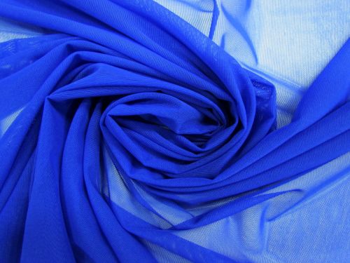 Great value Fine 2 Way Stretch Mesh- Royal Blue #10410 available to order online Australia