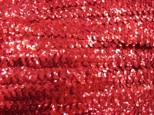 Great value Stretch Sequin Trim- 2 Row- Scarlet #T305 available to order online Australia