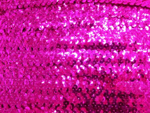 Great value 9.1m (10 yard) Roll of Stretch Sequin Trim- 2 Row- Magenta T306 available to order online Australia