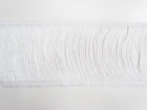 Great value 18m Roll of 10cm Fringe- White #446 available to order online Australia