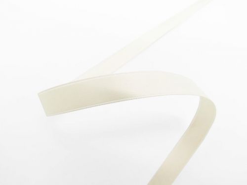 Great value 10mm Double Faced Satin Ribbon- Soft Cream #T371 available to order online Australia