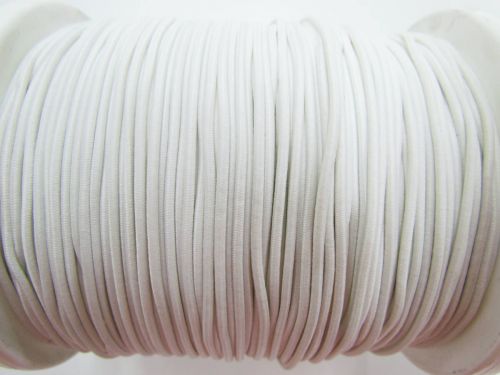 Great value 2mm Round Elastic- Cream White #471 available to order online Australia