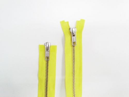 Great value 102cm Open End 2 Slider Zip- Lemon Yellow #TRW71 available to order online Australia