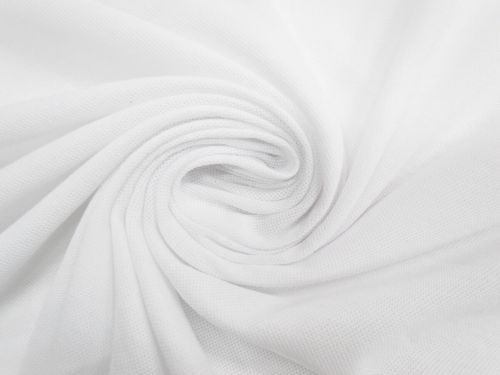 Great value Cotton Blend Pique Knit- Diamond White #10615 available to order online Australia