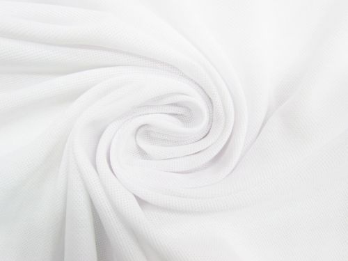 Great value Cotton Blend Pique Knit- Bright White #10616 available to order online Australia