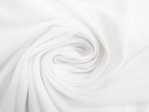 Great value Cotton Blend Pique Knit- Cool White #10617 available to order online Australia