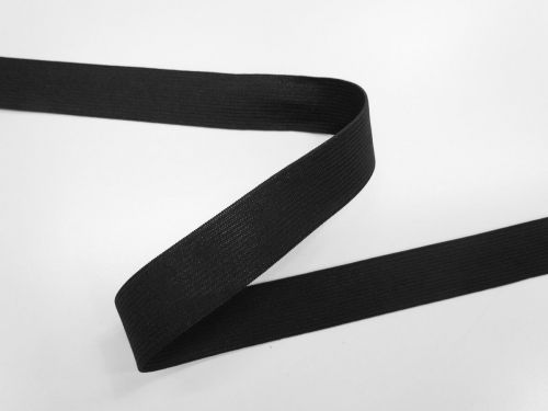 Great value 25mm Soft Elastic- Black #T394 available to order online Australia