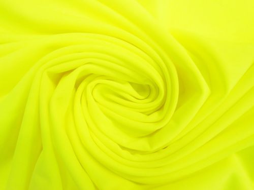 Great value Matte Spandex- Electric Lemon Yellow #10697 available to order online Australia