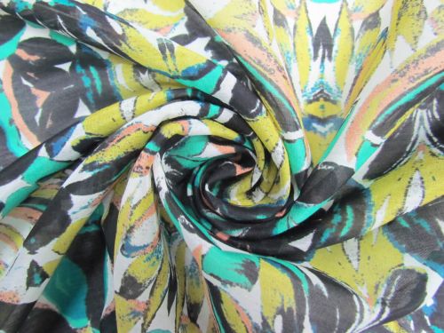 Great value Inkblot Flowers Silk Cotton Voile #8518 available to order online Australia